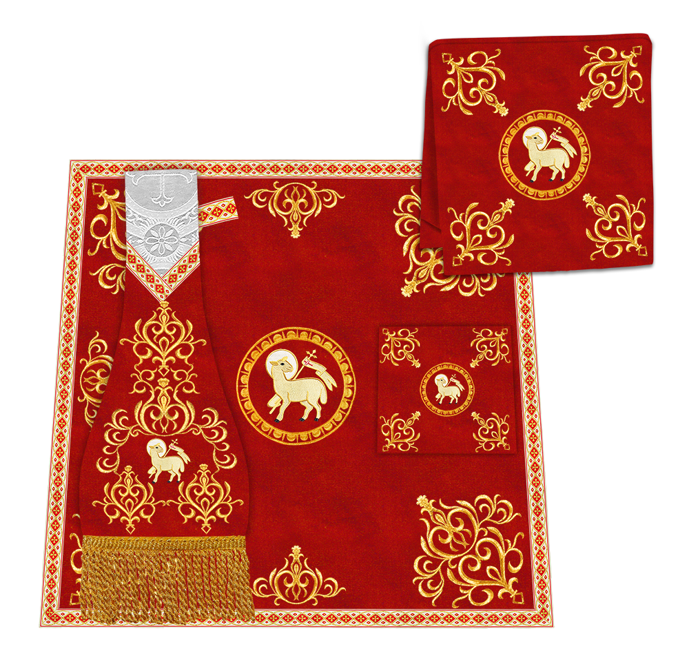 Elegant Roman Cope Vestment with Ornate Embroidery