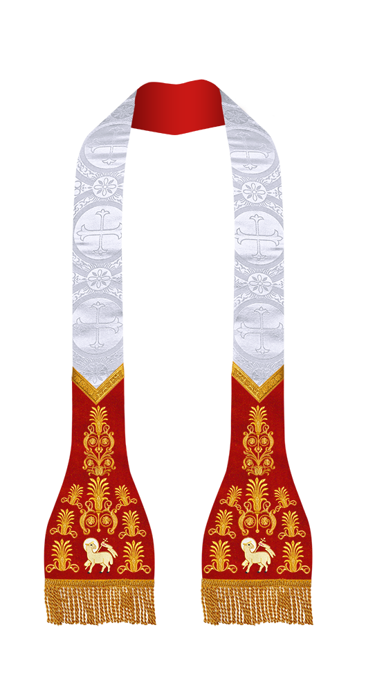 Roman Stole with embroidered motif