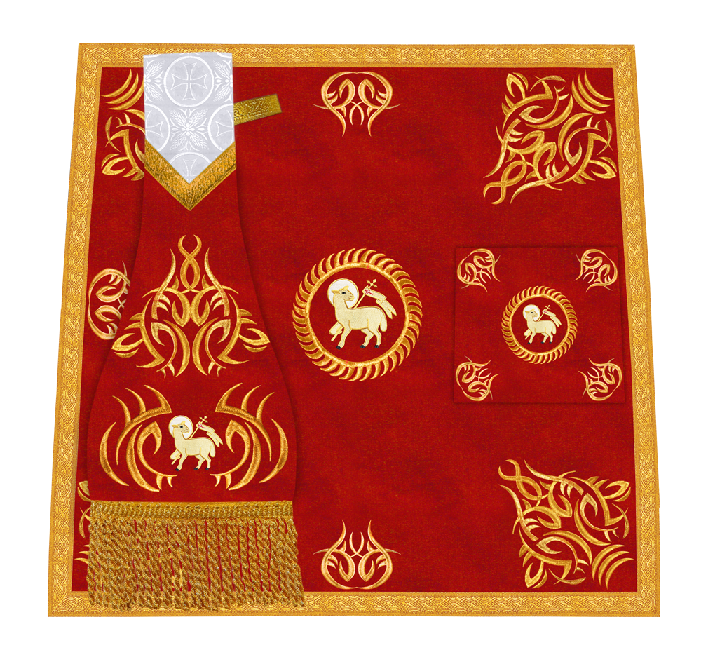 Altar Mass Set adorned with Spiritual embroidery