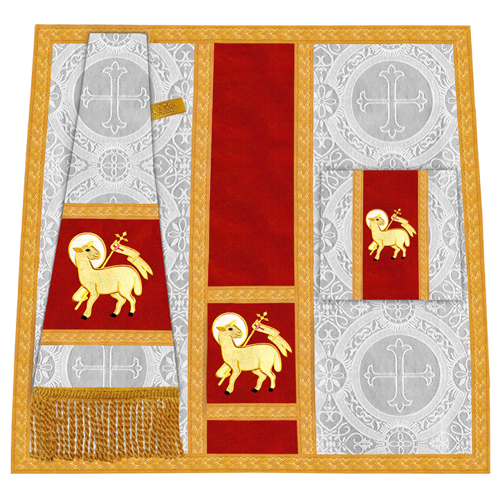 Roman Chasuble with Adorned Orphrey