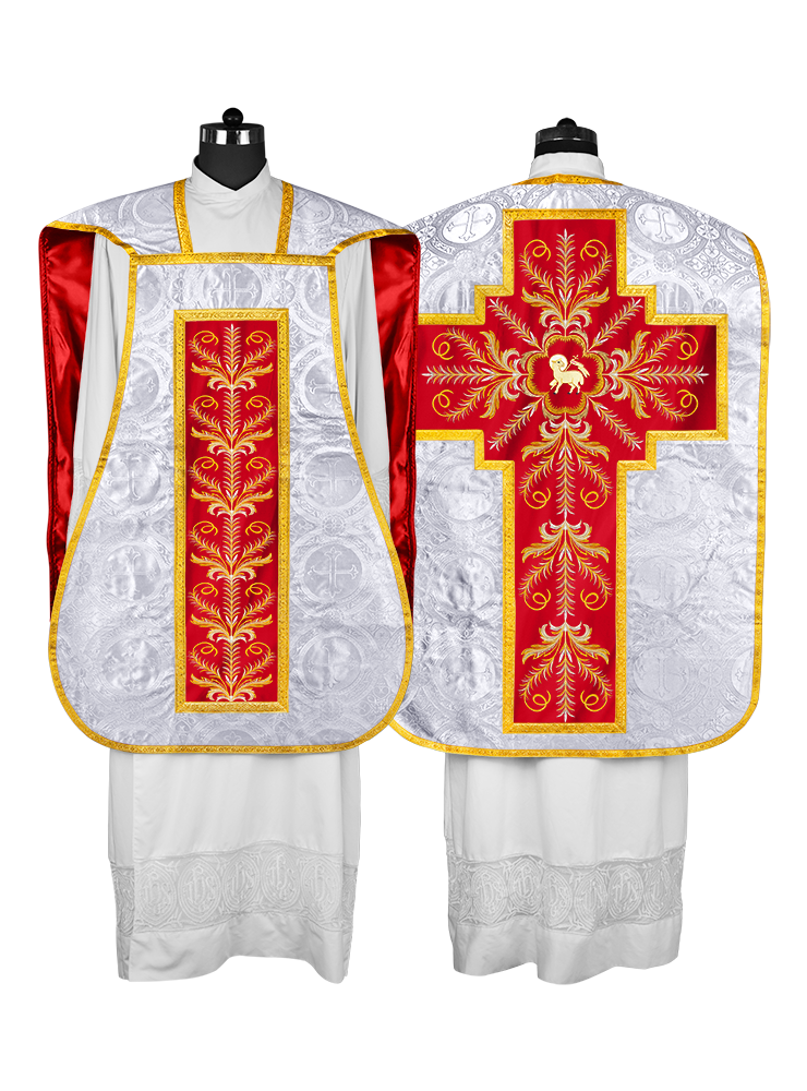 Roman Chasuble with liturgical motifs
