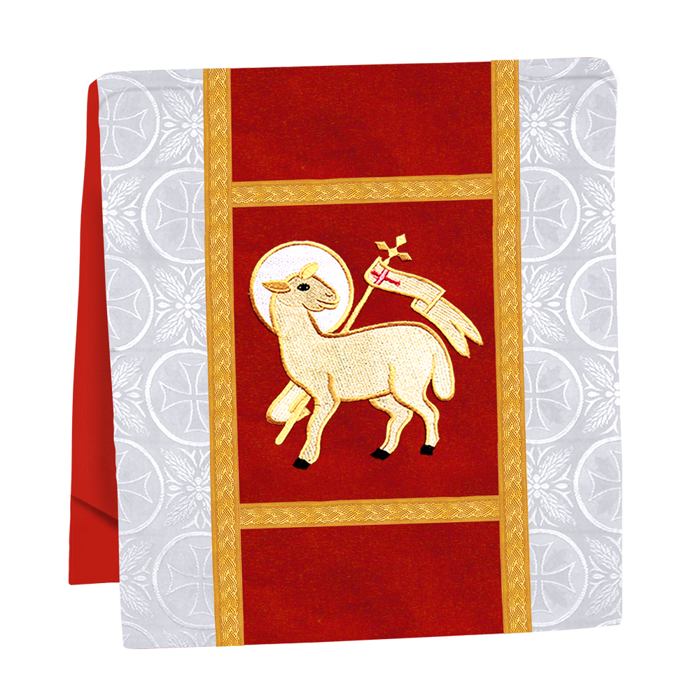 Handcrafted Altar Mass Set with Embroidered Motif