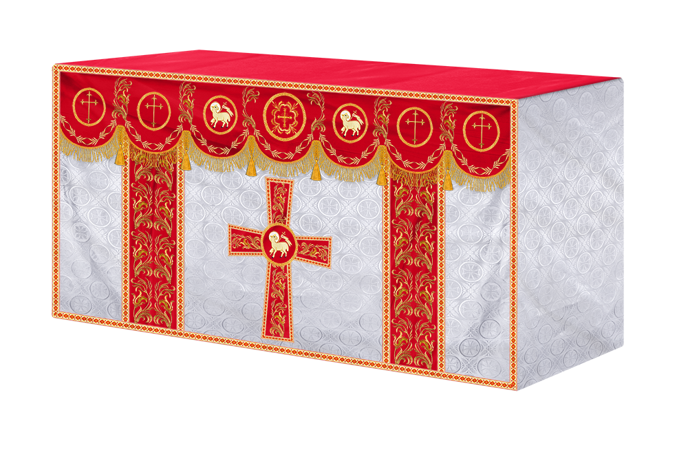 Handmade Church Altar Cloth with Traditional Embroidery