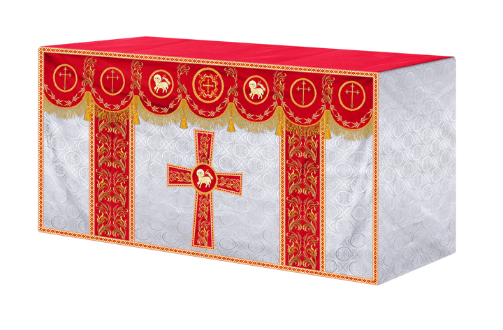 Handmade Church Altar Cloth with Traditional Embroidery