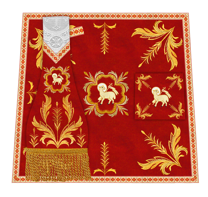 Borromean Chasuble Vestment With Liturgical Trims