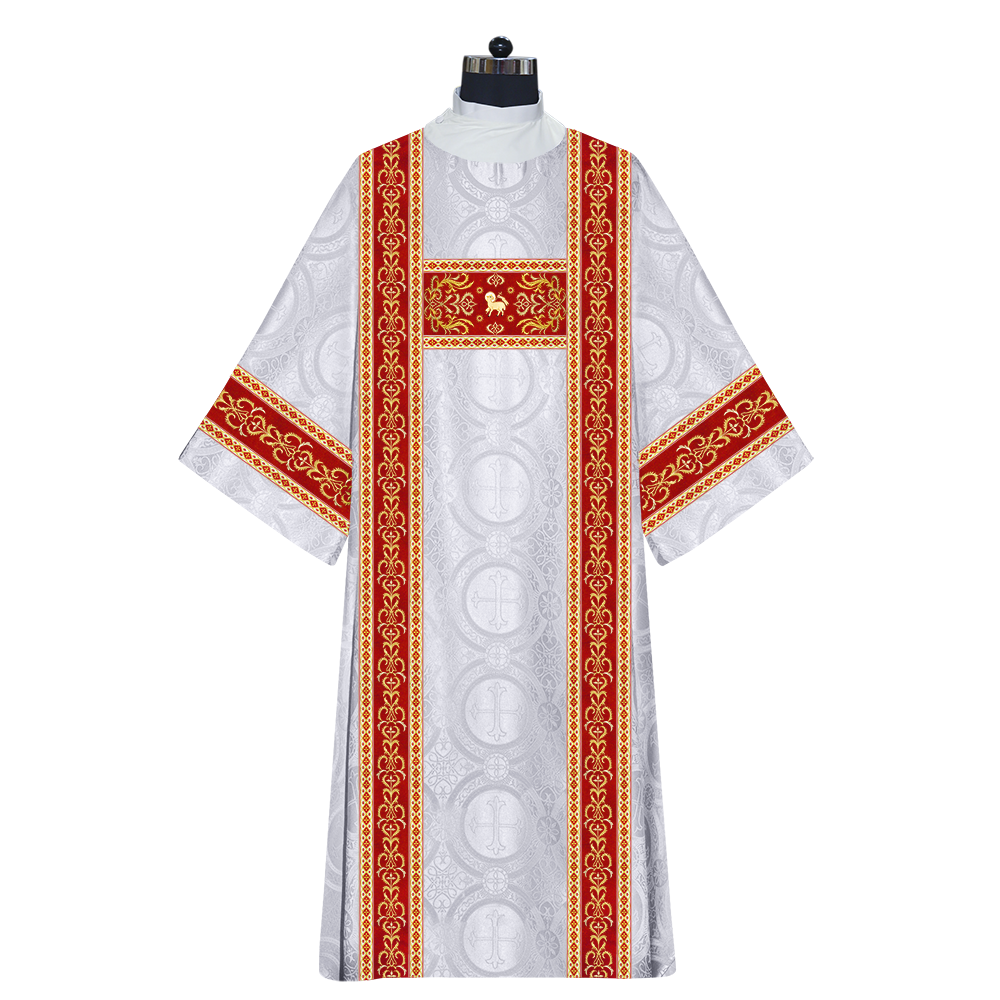 Dalmatics Vestments Enhanced With Woven Braids