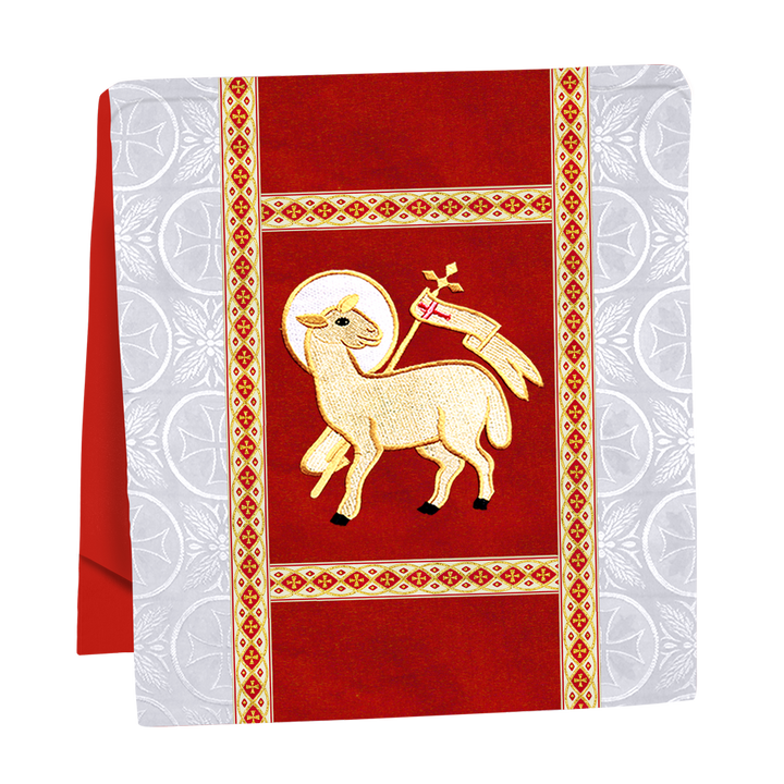 Traditional Altar Mass Set with  Embroidered Motifs