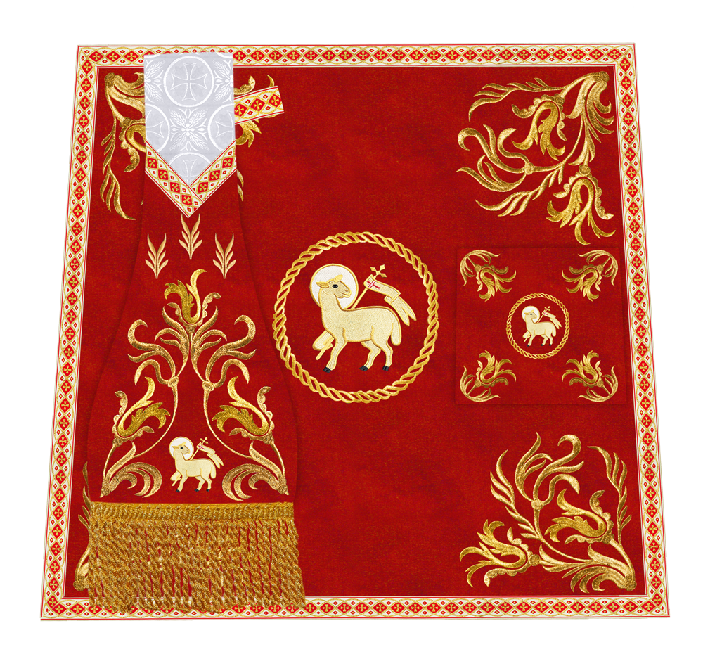 Handmade Church Altar Cloth with Traditional Embroidery