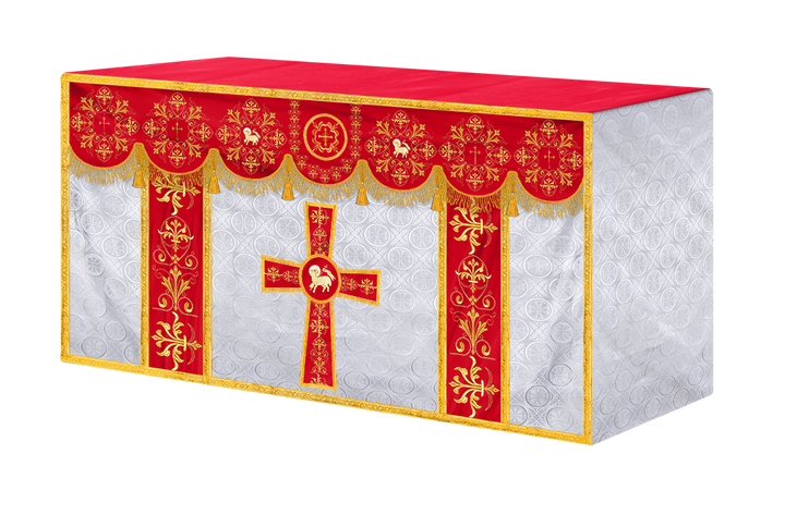 Exquisite Altar Cloth with Intricate Embroidery