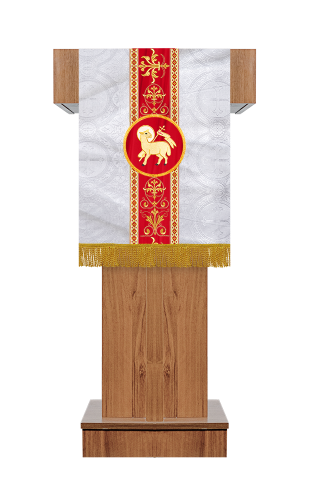 Altar Cloth with Spiritual Motif and Trims