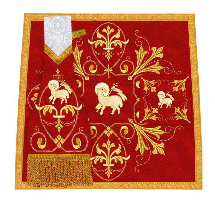 Exquisite Altar Cloth with Intricate Embroidery