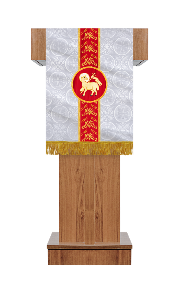 Altar Lectern Cloth with Embroidered Details