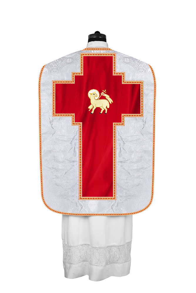 Roman chasuble with Motif and Trims