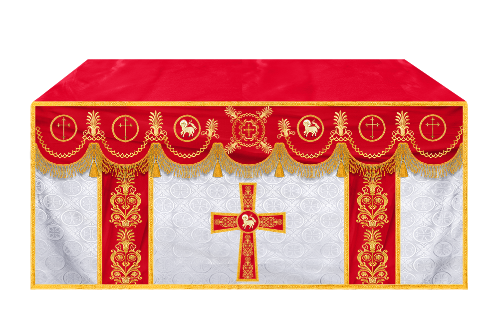 Ornate Embroidered Liturgical Altar Cloth