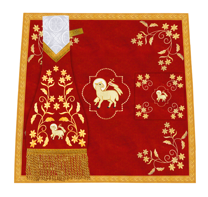 Altar Cloth with Fine Embroidery and Spiritual Motif