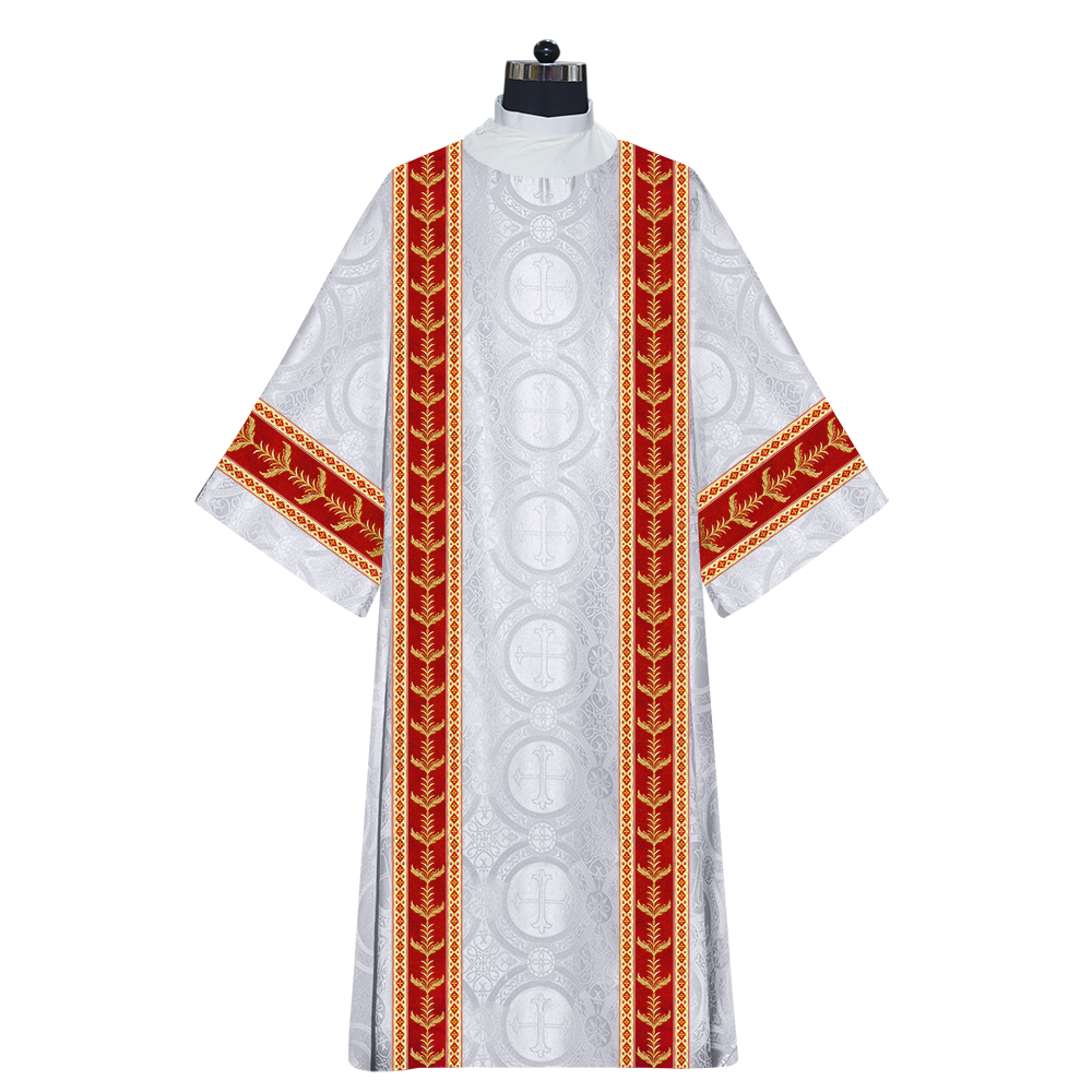 Dalmatics Vestments With Adorned Orphrey and Trims