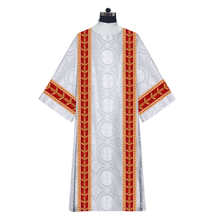 Dalmatics Vestments With Adorned Orphrey and Trims