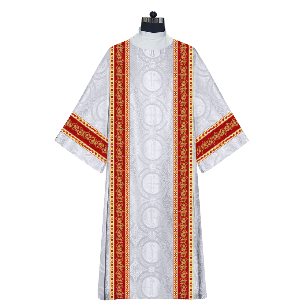 Dalmatics Vestments Adorned With Braids and Trims