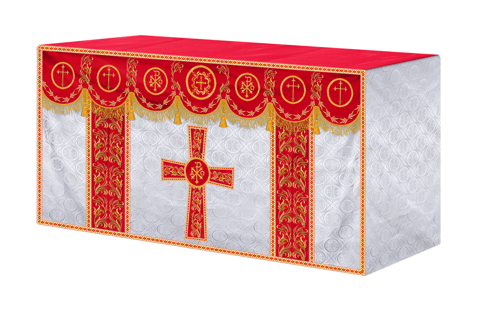 Handmade Church Altar Cloth with Traditional Embroidery