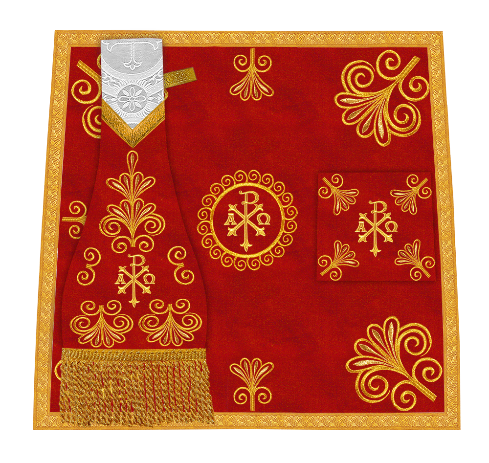 Gothic Chasuble with Ornate Embroidery