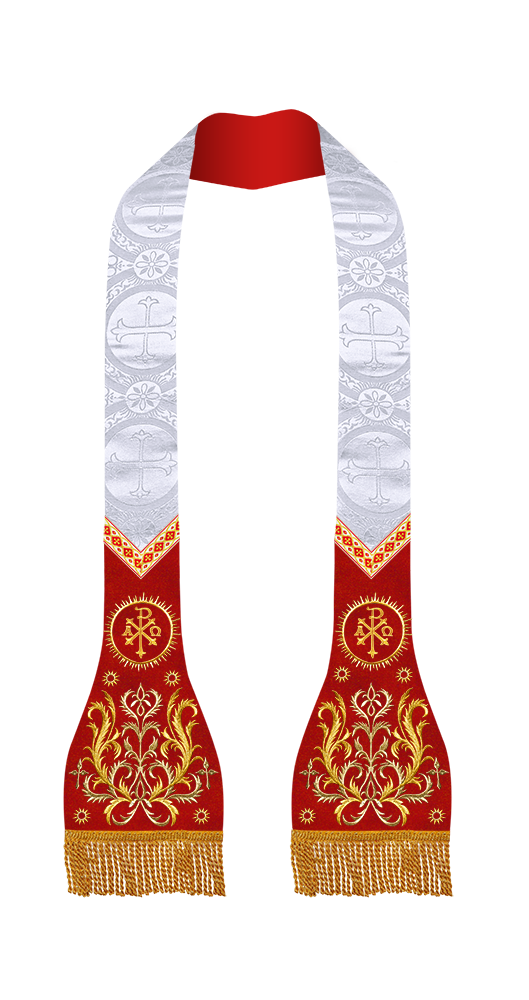 Roman Stole with Braided Embroidery