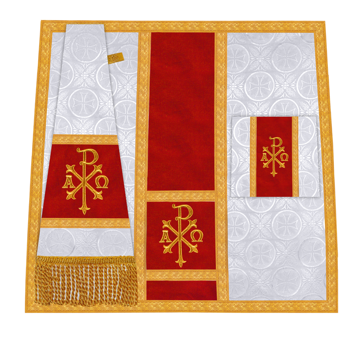 Handcrafted Altar Mass Set with Embroidered Motif