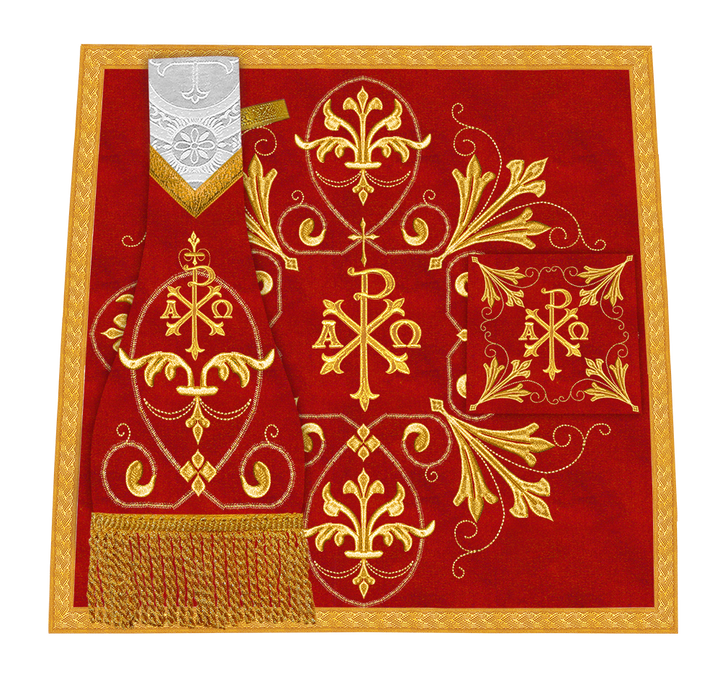 Set of Four Catholic Fiddleback Vestments