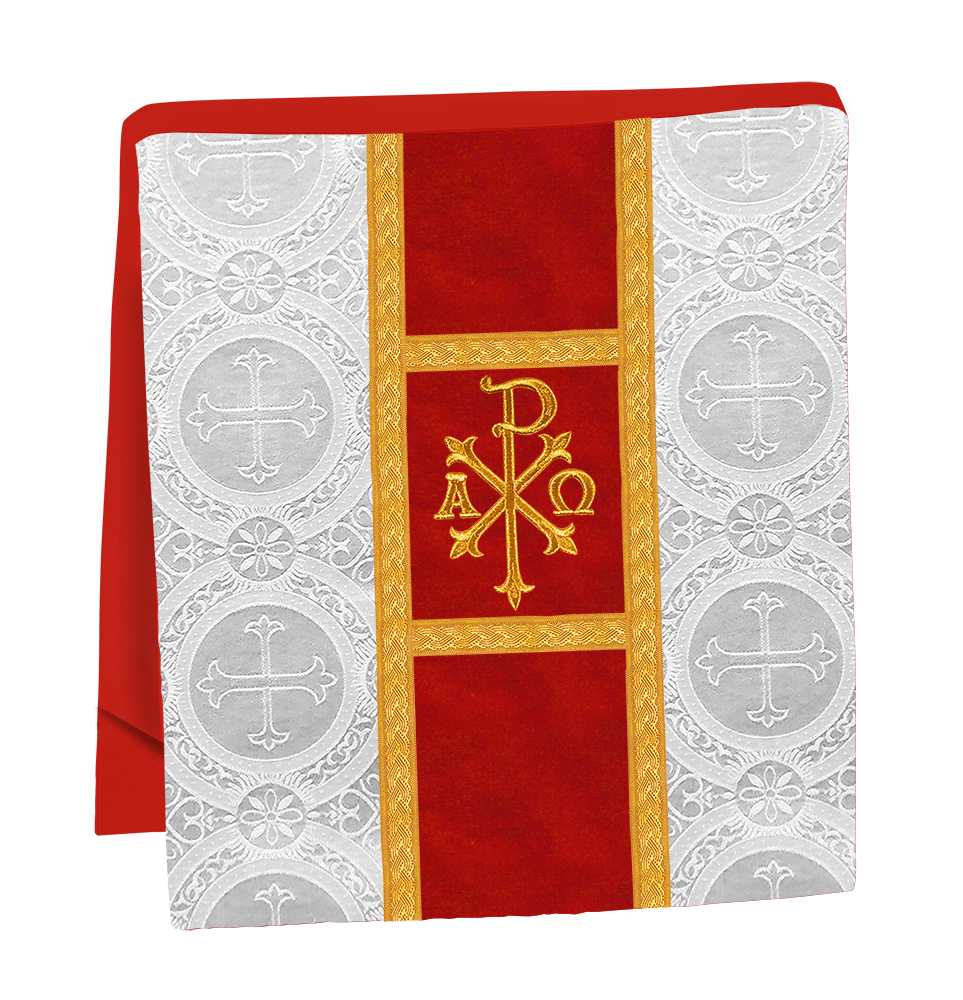 Roman Chasuble with Adorned Orphrey