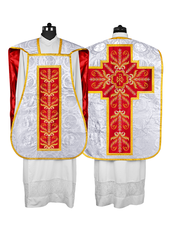 Roman Chasuble with liturgical motifs