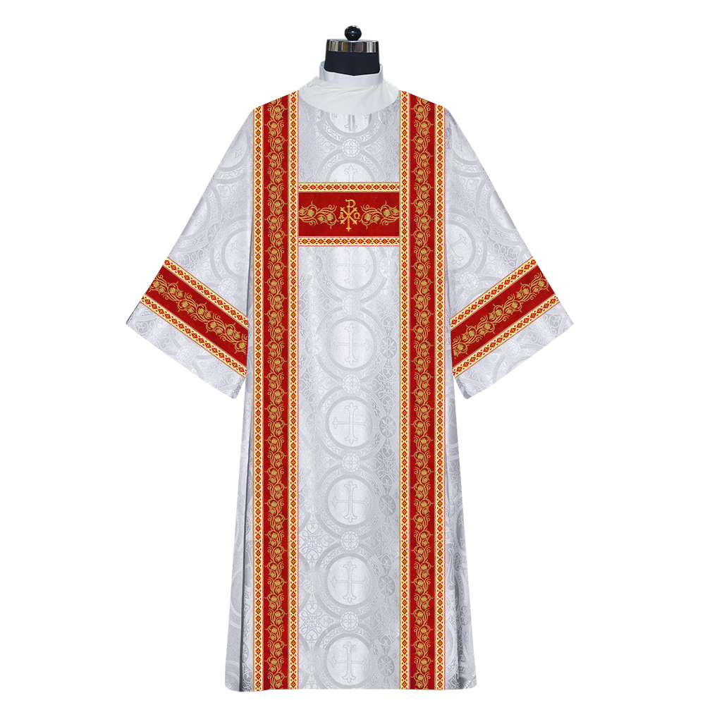 Dalmatics Vestments Adorned With Braids and Trims