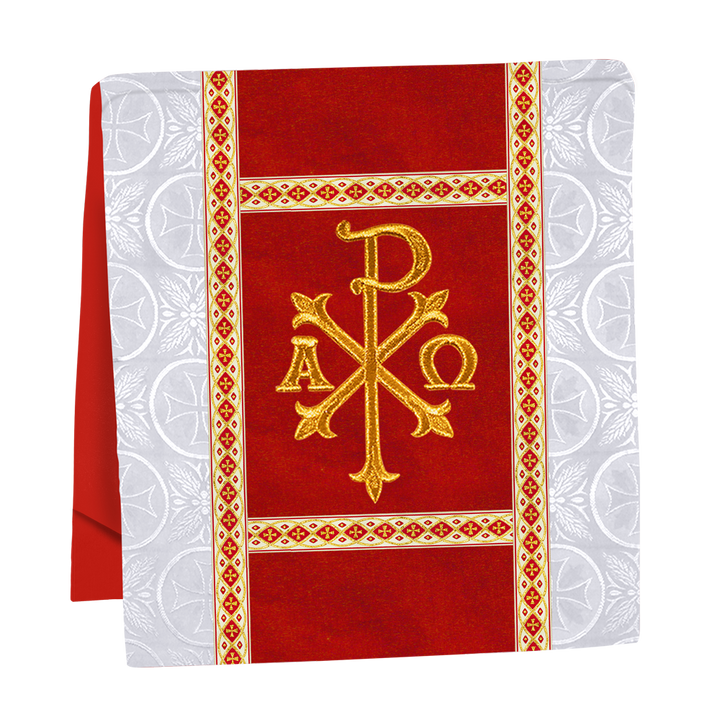 Traditional Altar Mass Set with  Embroidered Motifs