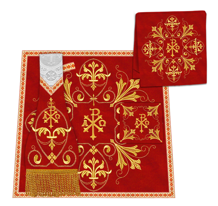 Altar Cloth with Spiritual Motif and Trims