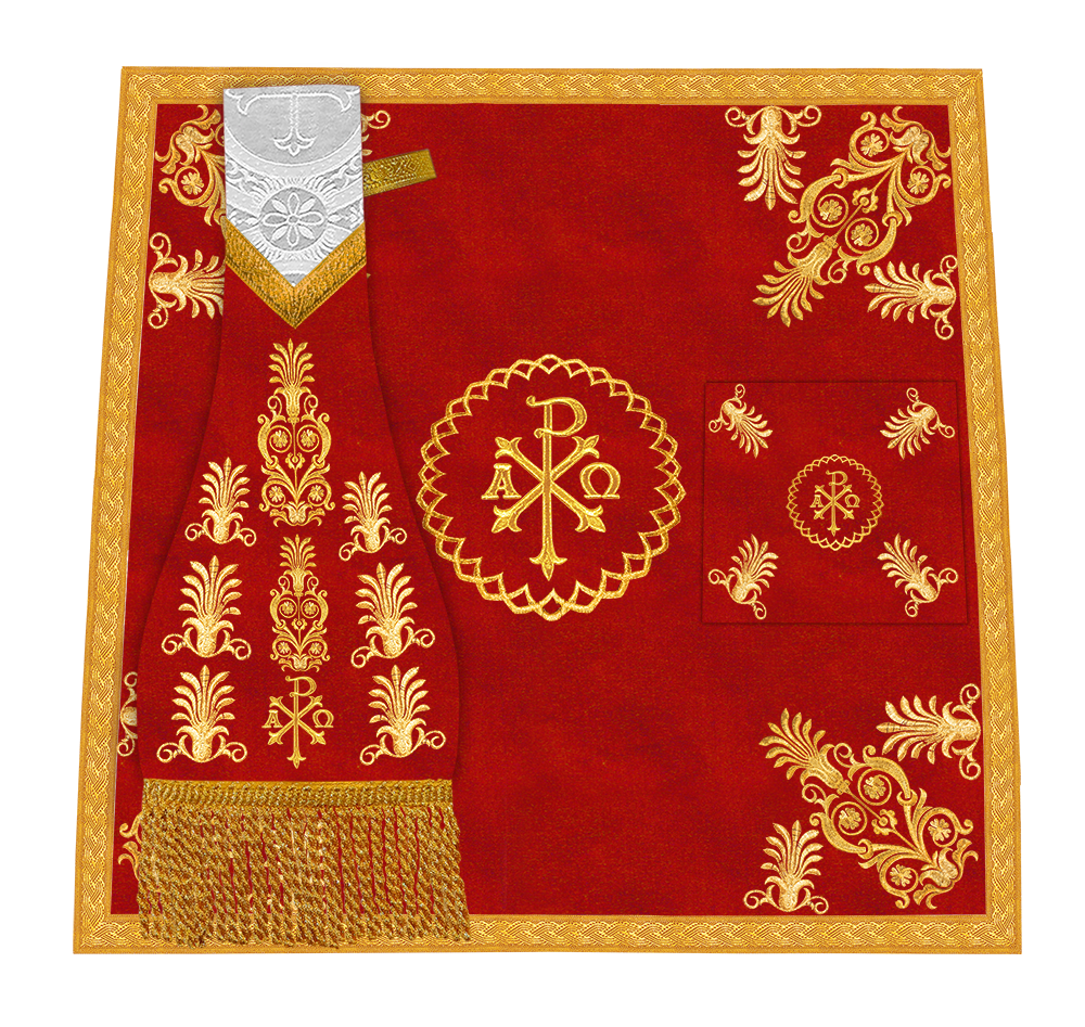 Mass set with solemn designs