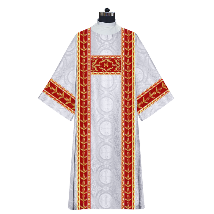 Dalmatics Vestments With Adorned Orphrey and Trims