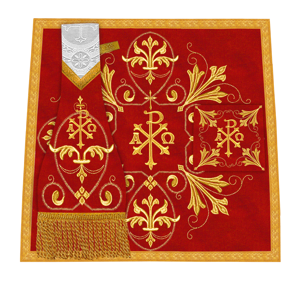 Gothic Chasuble with Ornate Lace