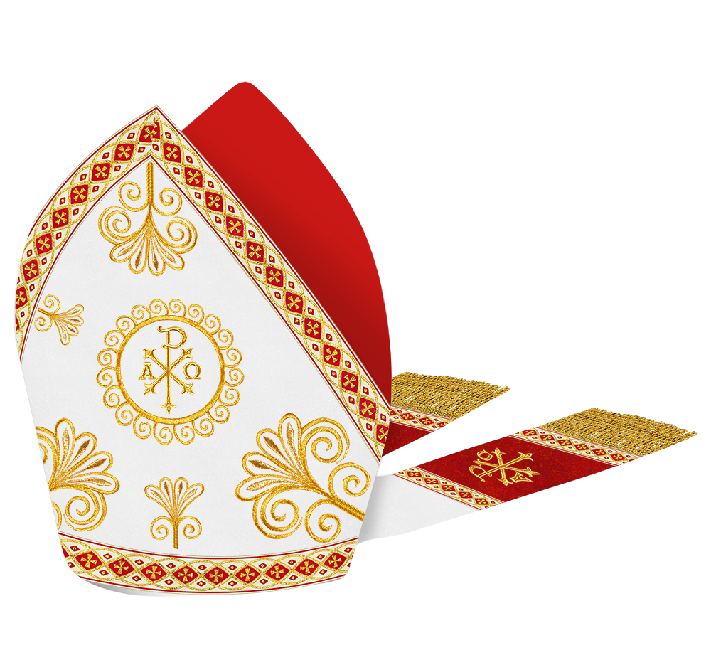 Liturgical Roman Mitre Vestment and Trims