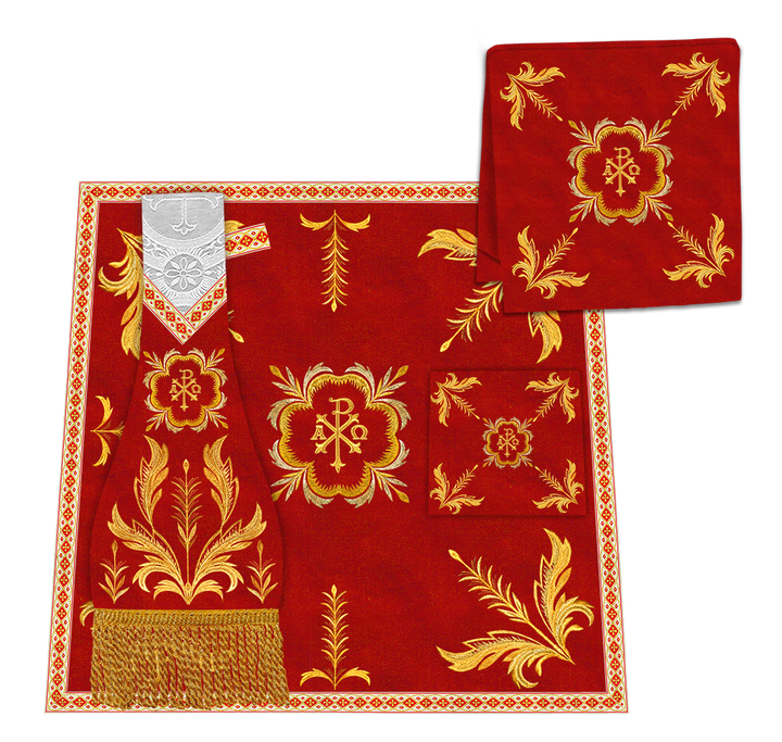 Monastic chasuble Vestments With Detailed braids and trims