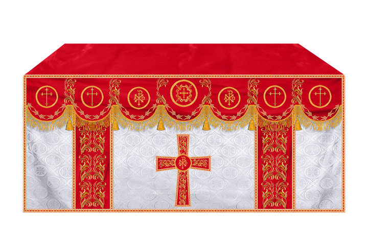 Handmade Church Altar Cloth with Traditional Embroidery