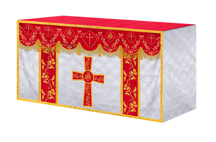 Altar Cloth with Fine Embroidery and Spiritual Motif