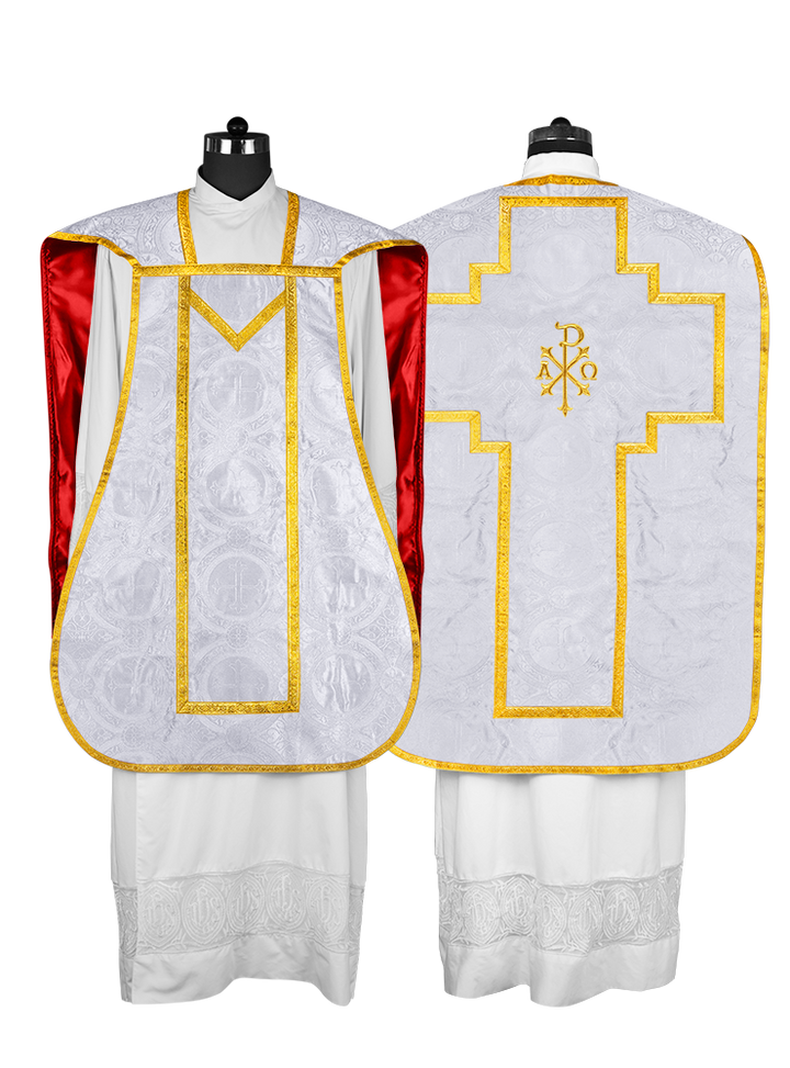 Roman Chasuble with adorned motif