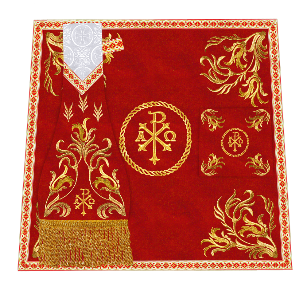 Handmade Church Altar Cloth with Traditional Embroidery
