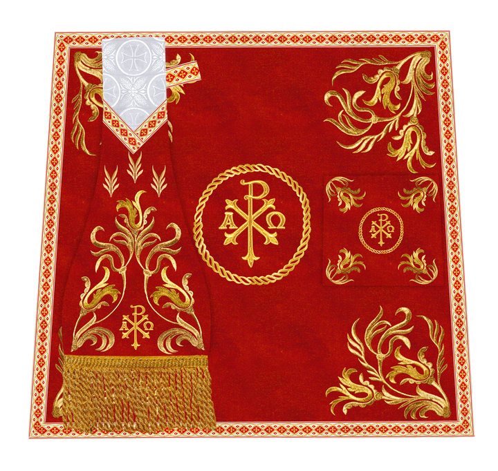 Handmade Church Altar Cloth with Traditional Embroidery