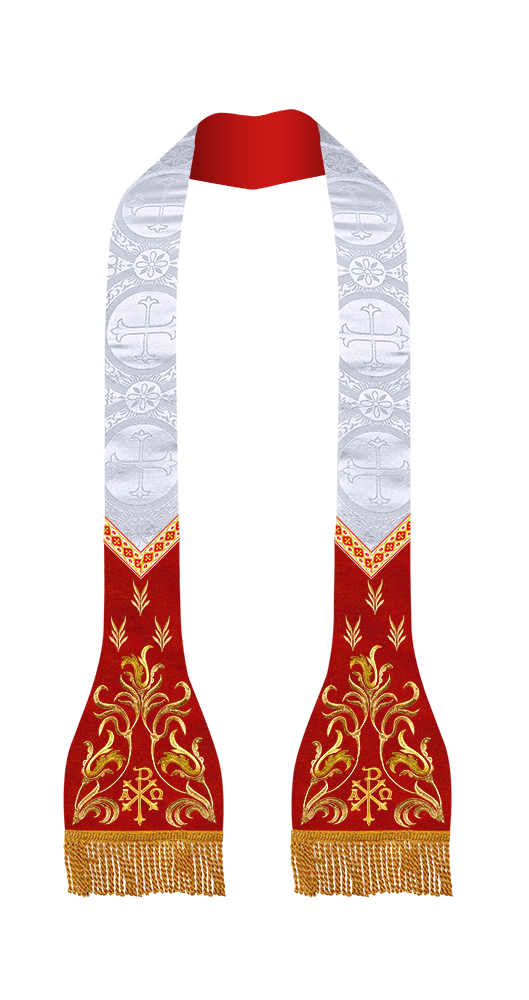 Roman Catholic Stole with Spiritual motif