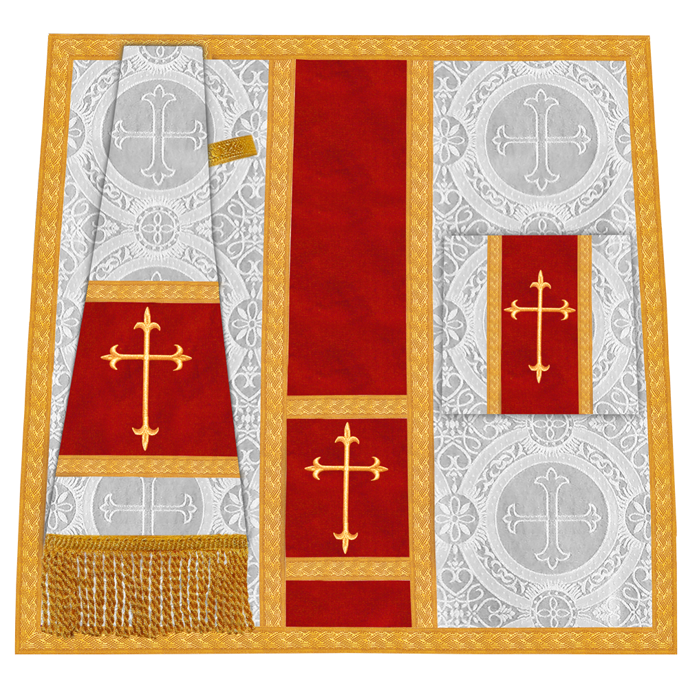 Roman chasuble with Motif and Trims