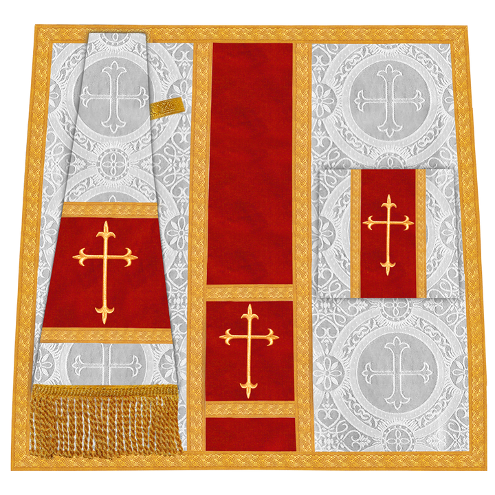 Roman chasuble with Motif and Trims