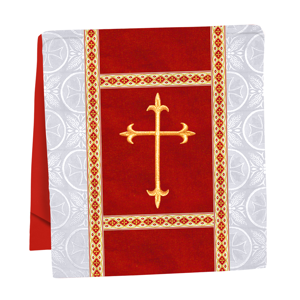 Traditional Altar Mass Set with  Embroidered Motifs