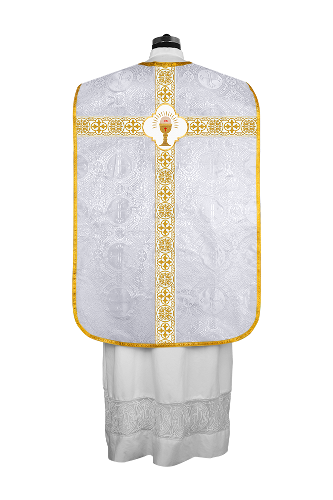 Vestimentas con espalda de violín con motivo y cruz Orphrey