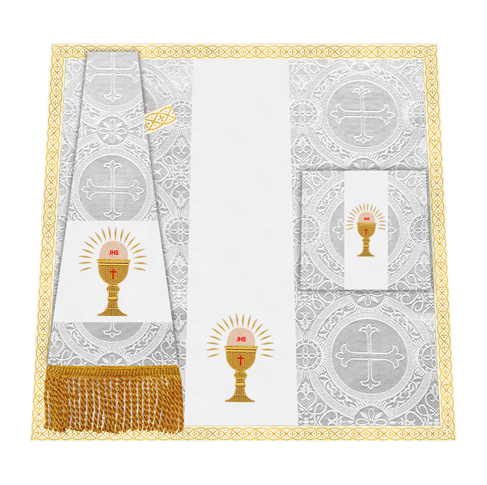 Conjunto de misa de altar con motivo 