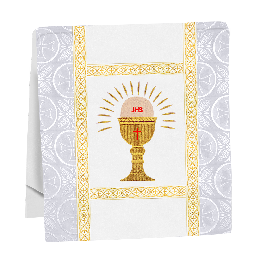 Altar Mass Set with Detailed Motif Embroidery