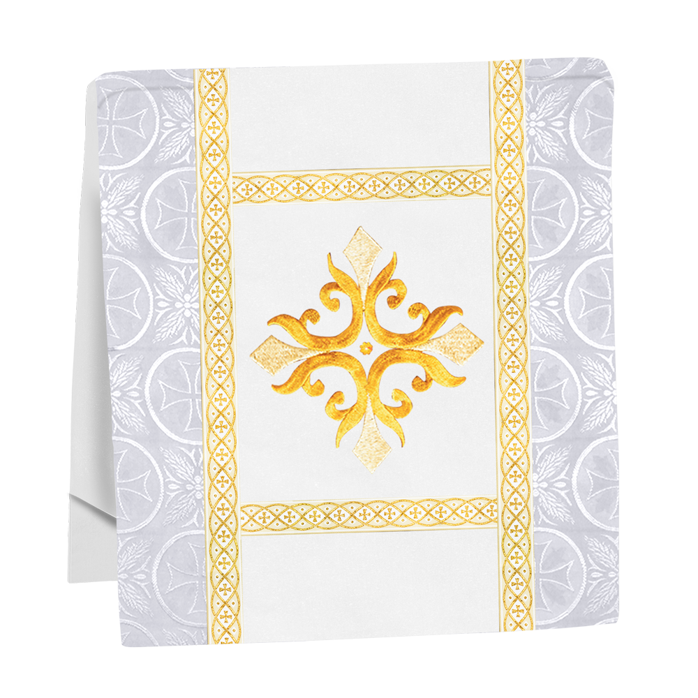 Traditional Altar Mass Set with  Embroidered Motifs